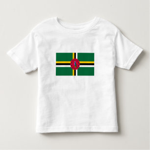 Dominica Flag Kleinkind T-shirt