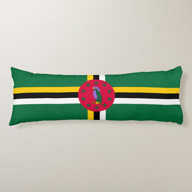 Dominica Flag Seitenschläferkissen (Vorderseite)