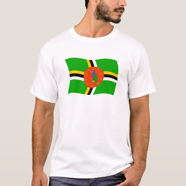 Dominica Flag Shirt (Vorderseite)
