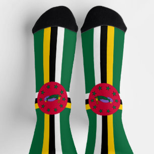Dominica Flag Socken