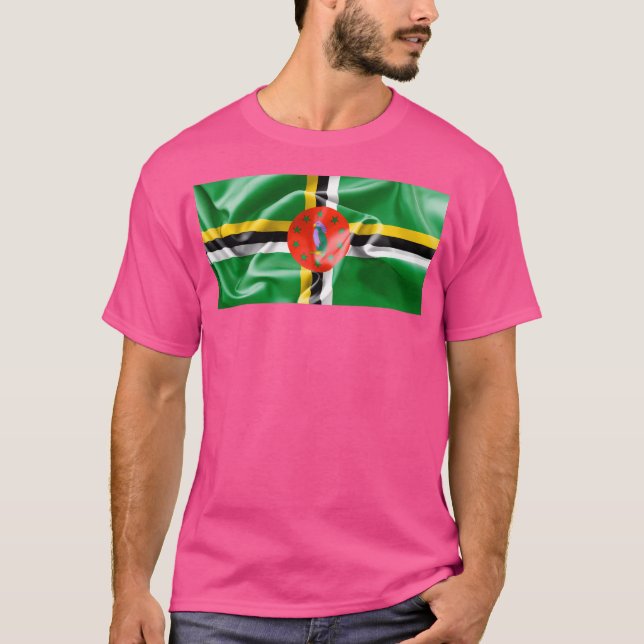 Dominica Flag T-Shirt (Vorderseite)