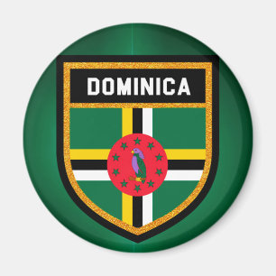 Dominica-Flagge Magnet