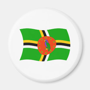Dominica-Flagge-Magnet Magnet