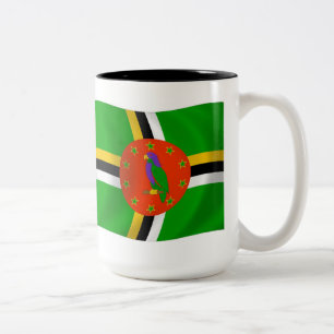 Dominica-Flagge Tasse