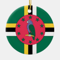 Dominica-Flaggen-Verzierung