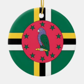 Dominica-Flaggen-Verzierung Keramik Ornament