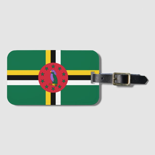 Dominica Gepäckanhänger (Vorderseite (Horizontal))