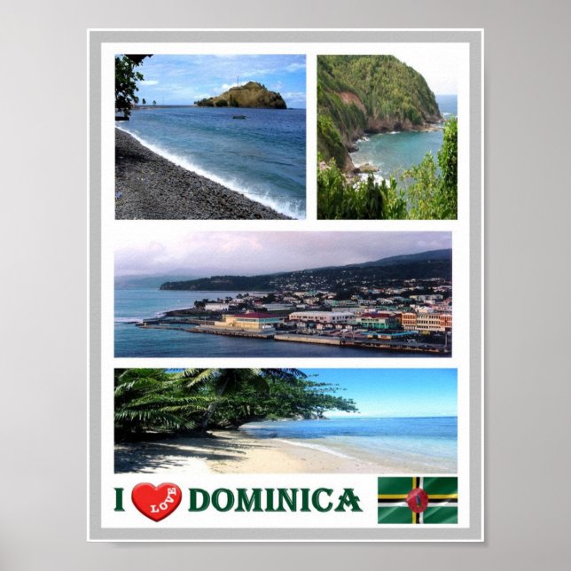 Dominica - I Liebe - Poster (Vorne)