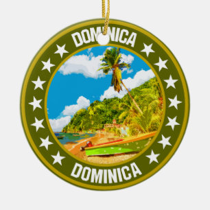 Dominica Keramik Ornament