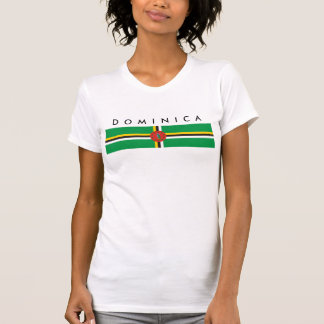 Dominica-Landesflaggenationssymbol T-Shirt