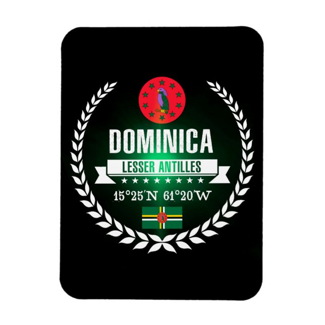 Dominica Magnet (Vertikal)