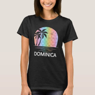 Dominica Meerjungfrau Urlaub Strand Insel Familien T-Shirt
