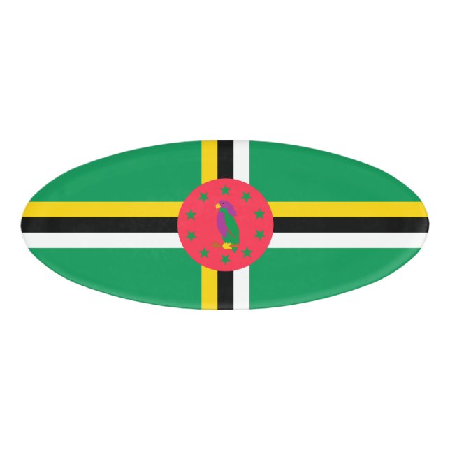 Dominica Namenschild (Vorderseite)