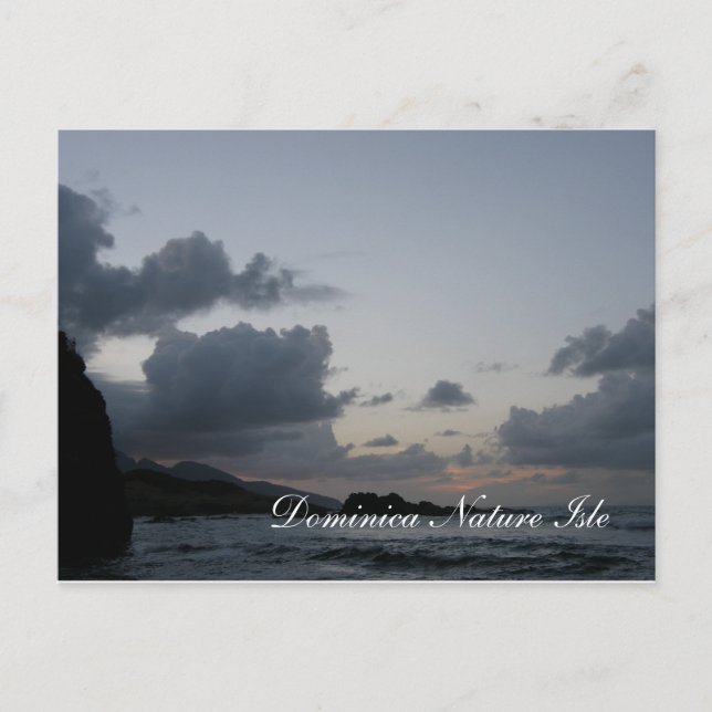 Dominica Nature Isle Sea View Postkarte (Vorderseite)