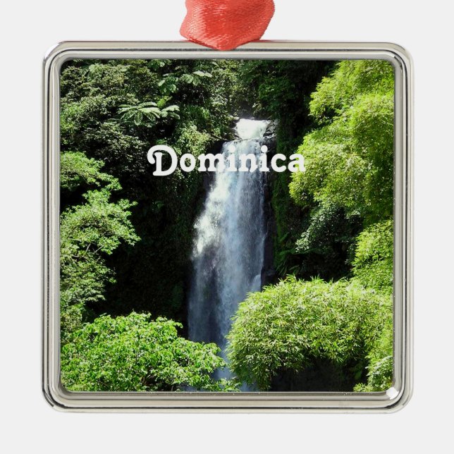 Dominica Ornament Aus Metall (Vorne)