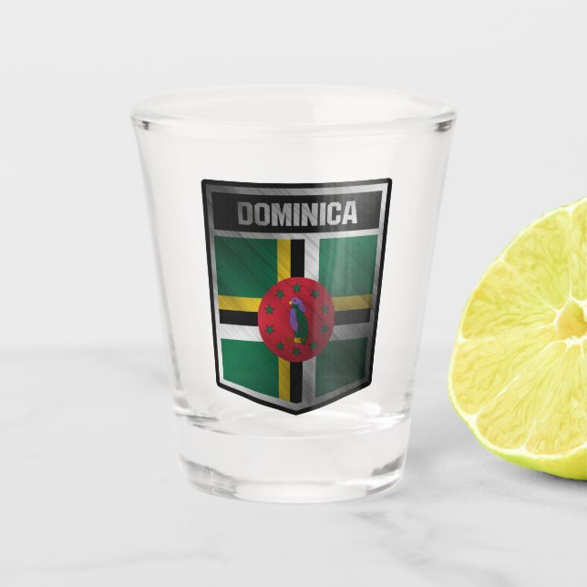 Dominica Schnapsglas (Vorderseite)