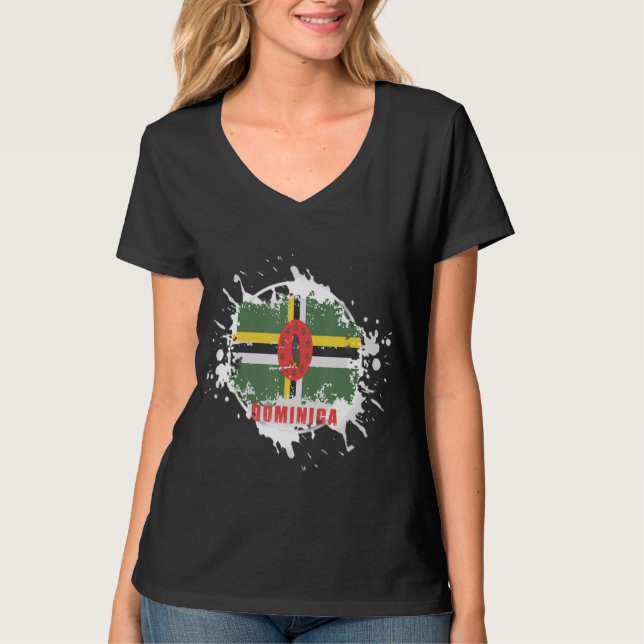 Dominica Splash T-Shirt (Vorderseite)