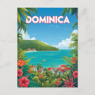 Dominica Tropisches Inselreisen Postkarte