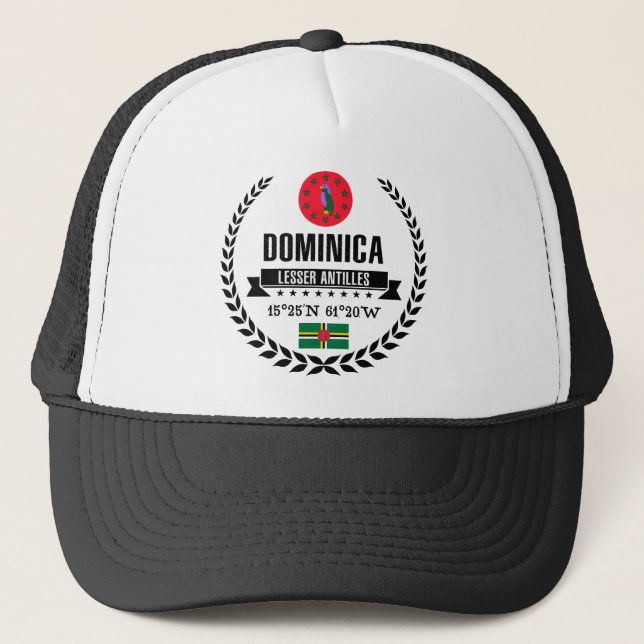 Dominica Truckerkappe (Vorderseite)