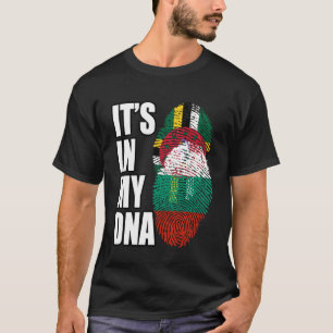 Dominica und Bulgarisches DNA-Flag Heritage T-Shirt