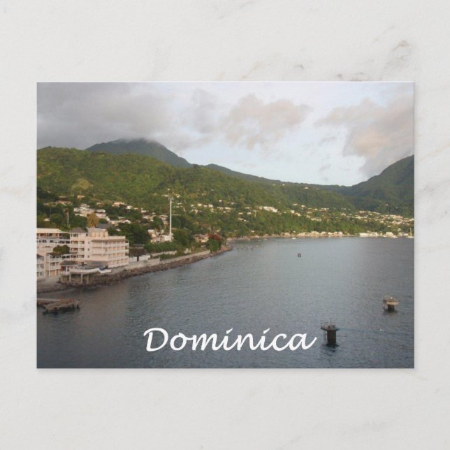 Dominica View Postkarte (Vorderseite)
