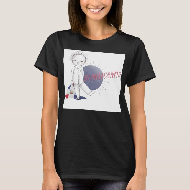 Dominicanito Raglan-Shirt T-Shirt (Vorderseite)