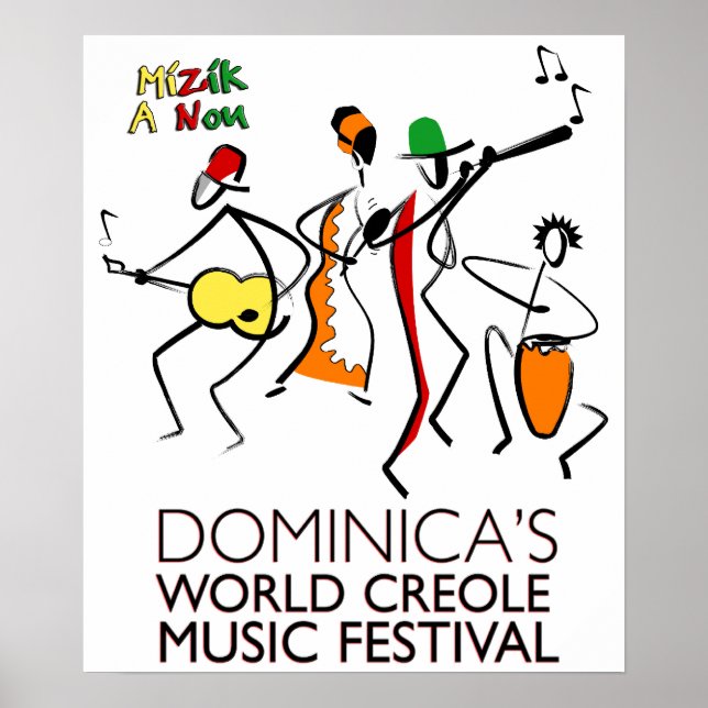 Dominicas WCMF-Poster Poster (Vorne)