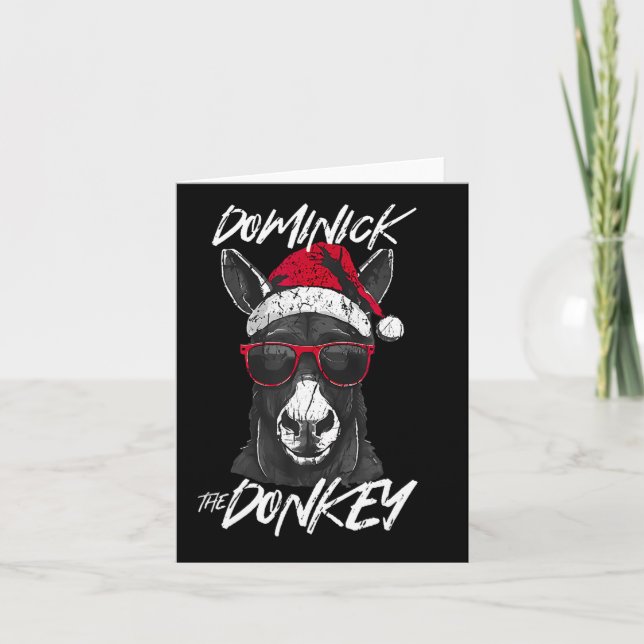 Dominick der Donkey Karte (Vorderseite)