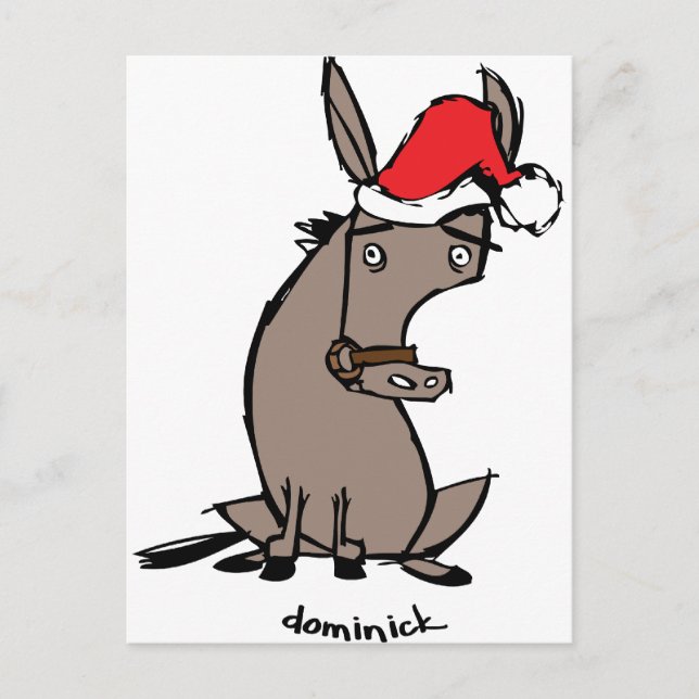 Dominick der Donkey Postkarte (Vorderseite)