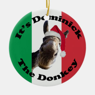 dominick der Esel Keramikornament