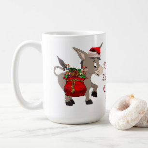 Dominick der italienische WeihnachtsDonkey Kaffeetasse