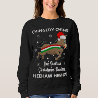 Dominick The Christmas Donkey Italienisch Sweatshirt