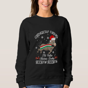 Dominick The Christmas Donkey Italienischer Donkey Sweatshirt