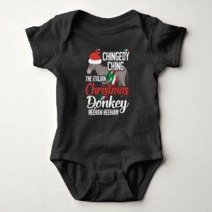 Dominick The Christmas Donkey Italienischer Weihna Baby Strampler