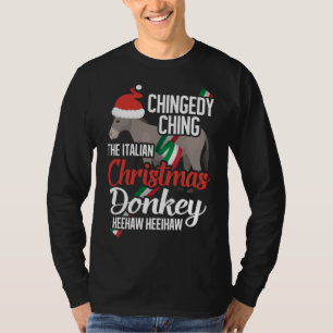 Dominick The Christmas Donkey Italienischer Weihna T-Shirt