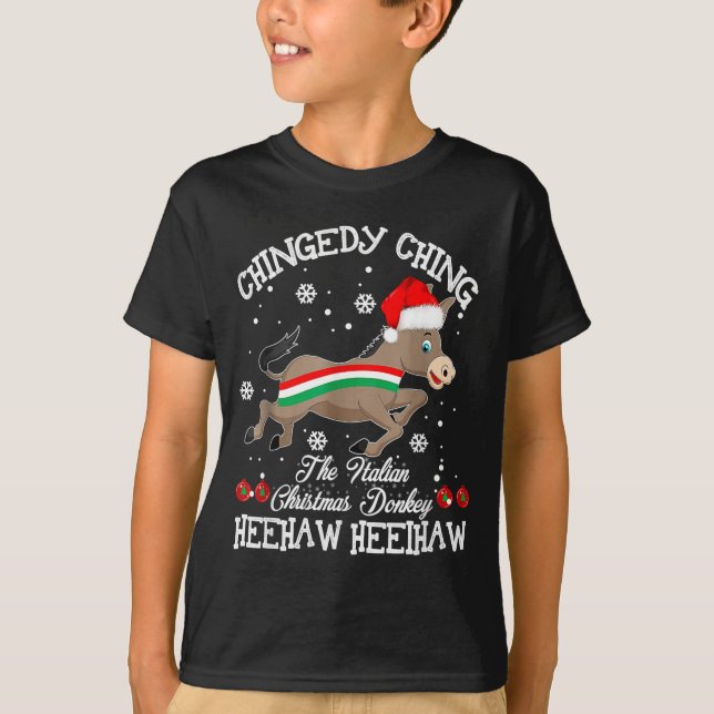 Dominick The Christmas Italian Chris  T-Shirt (Vorderseite)