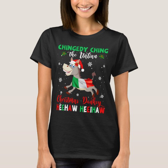 Dominick The Christmas Italian Chris  T-Shirt (Vorderseite)