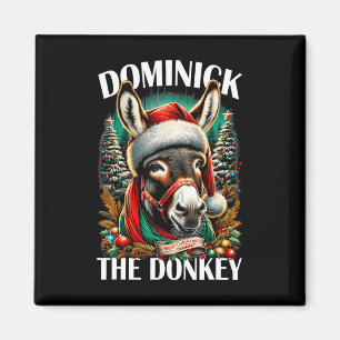 Dominick The Donkey Funny Christmas Italienischer  Magnet