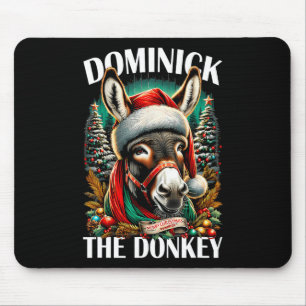 Dominick The Donkey Funny Christmas Italienischer  Mousepad