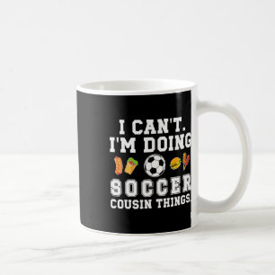 Dominiere das Spielfeld Fußballspieler Aktion USA- Kaffeetasse