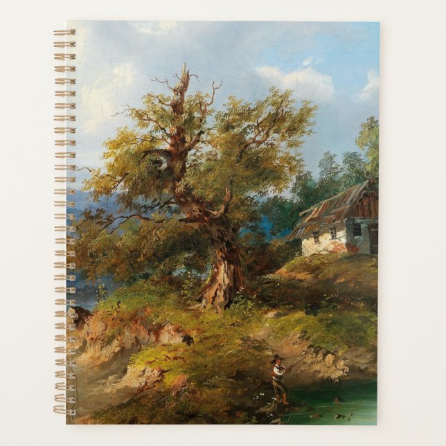 Dominik Schufried Eine Berglandschaft mit.. Planer (Vorderseite)