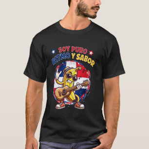 Dominikanische Banane spielt Gitarre Soy Puro Ritm T-Shirt