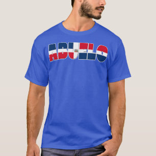 Dominikanische Flagge Abuelo T-Shirt für Hispanic
