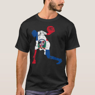Dominikanische Flagge - Bas de Dominikanische Repu T-Shirt