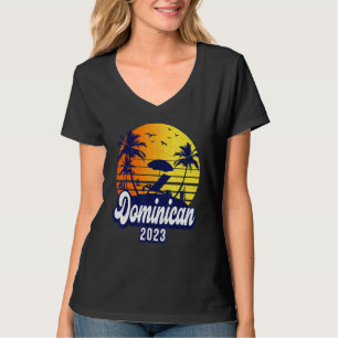 Dominikanische Republik 2023 Sonnenuntergang Stran T-Shirt