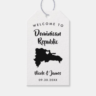 Dominikanische Republik - Begrüßungstags, Karte Geschenkanhänger