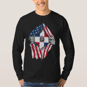 Dominikanische Republik Blood Inside Me Dominikani T-Shirt