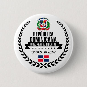Dominikanische Republik Button