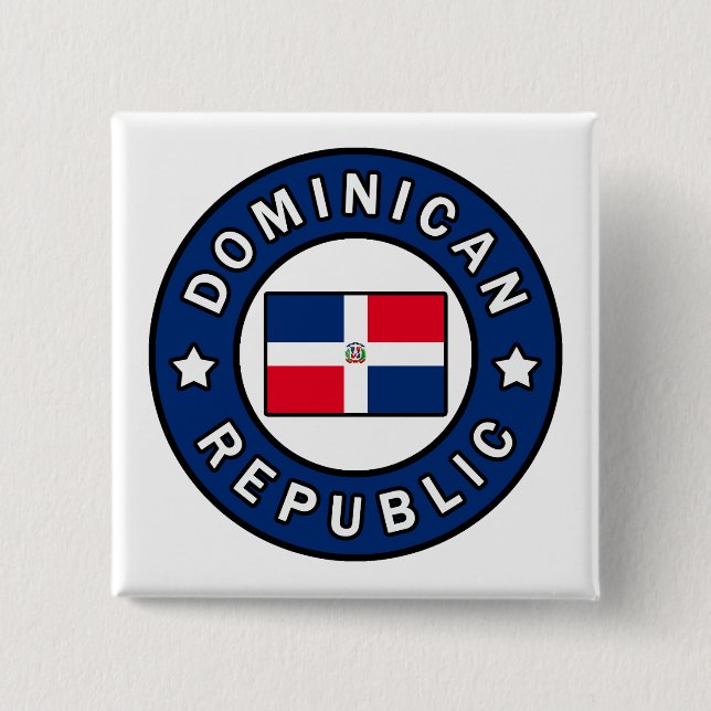 Dominikanische Republik Button (Vorderseite)