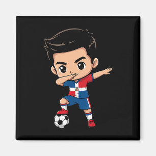 Dominikanische Republik Dab Kid Dominicana Flagge Magnet